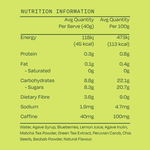 Nutrition information